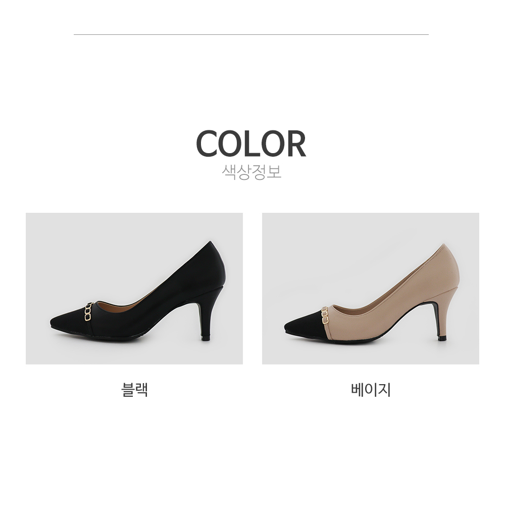 [자체제작/국산수제] 바넬 비쥬 스틸레토힐 2color 상세 이미지 7