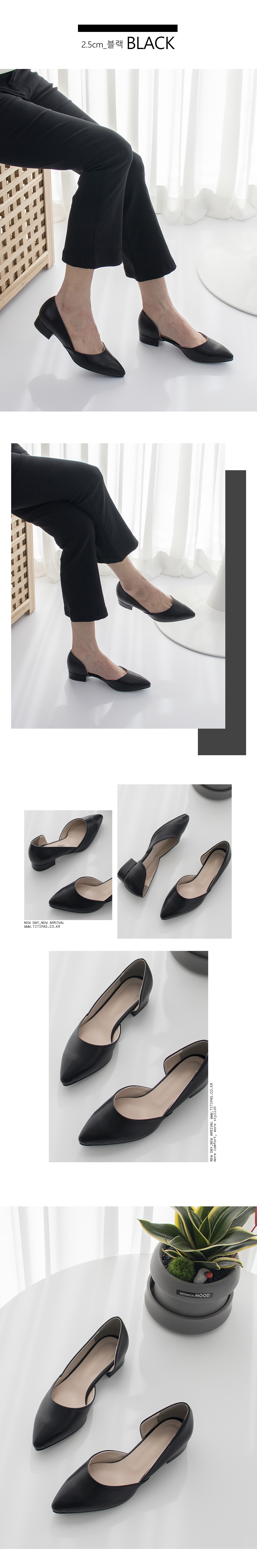 국산수제화 라벨 인사이드 오픈 스틸레토힐 2cm 7cm 상세 이미지 6